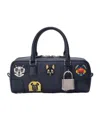Loewe X Louis Wain Amazona 23 Top-handle Bag In Denim In Blue