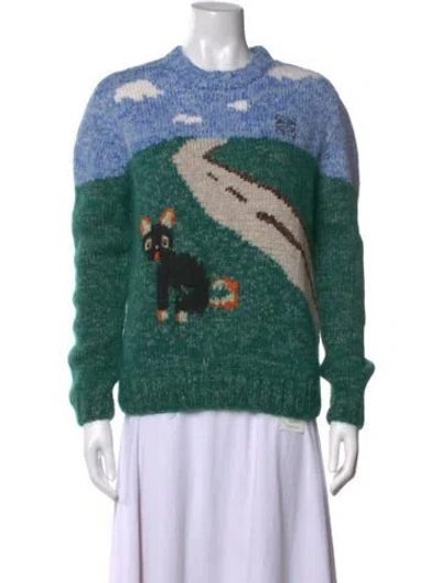 Pre-owned Loewe X Louis Wain Wool Sweater In Green