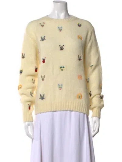 Pre-owned Loewe X Louis Wain Wool Sweater In Neutrals/yellow