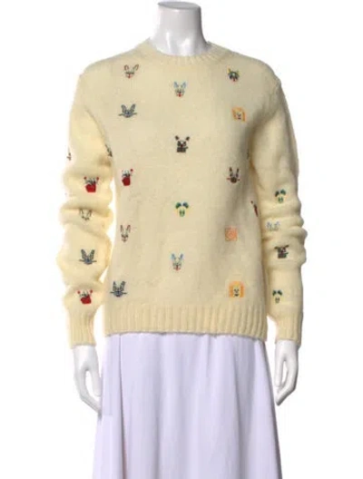 Pre-owned Loewe X Louis Wain Wool Sweater In Yellow