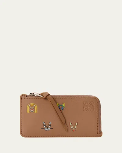 LOEWE X LOUIS WAIN ZIP-TOP WALLET IN LEATHER
