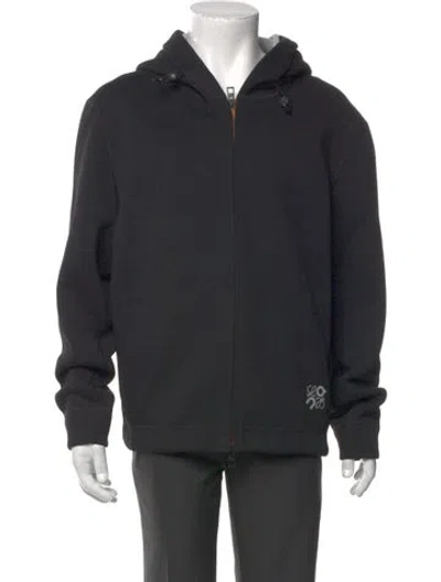 Pre-owned Loewe X On 2024 Crew Neck Hoodie In Black