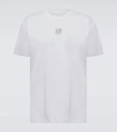 Loewe X On Active Logo Jersey T-shirt In White | ModeSens
