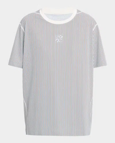 LOEWE X ON ACTIVE STRIPED SHORT-SLEEVE T-SHIRT