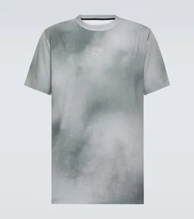Loewe X On Active Tie-dye Jersey T-shirt In Grey