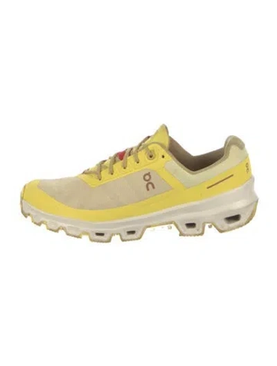 Pre-owned Loewe X On Anagram Sneakers In Yellow