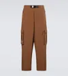 Loewe X On Belted Technical Cargo Pants In Brown