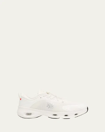 Loewe X On Cloudsolo Men's Mesh Running Sneakers In White