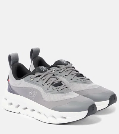 Loewe + On Cloudtilt 2.0 Stretch Recycled-knit Trainers In Grey