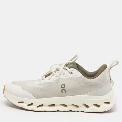 Pre-owned Loewe X On Cloudtilt 2.0 Size 45 White Mesh And Fabric Low Top Sneakers