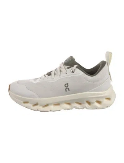 Pre-owned Loewe X On Cloudtilt 2.0 Stretch-knit Athletic Sneakers In White