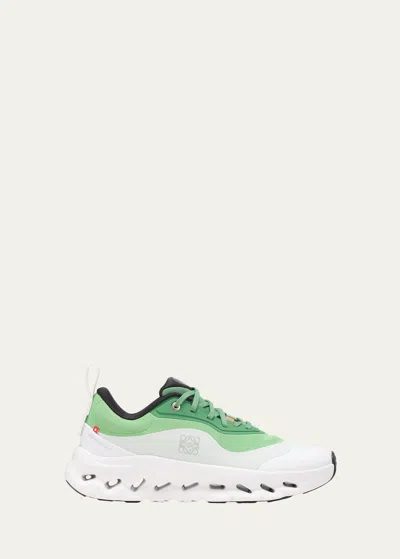 Loewe X On Cloudtilt 2.0 Sneakers In Green/white