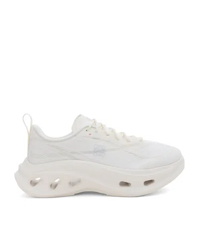 Loewe On Cloudtilt Rubber-trimmed Mesh Sneakers In White