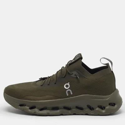 Pre-owned Loewe X On Cloudtilt Size 39 Khaki Green Mesh Low Top Sneakers