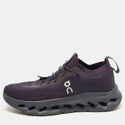 Pre-owned Loewe X On Cloudtilt Size 41 Navy Blue Mesh Low Top Sneakers