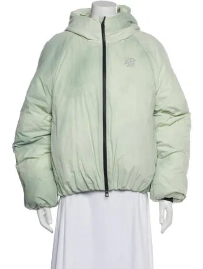 Pre-owned Loewe X On Coat In Green