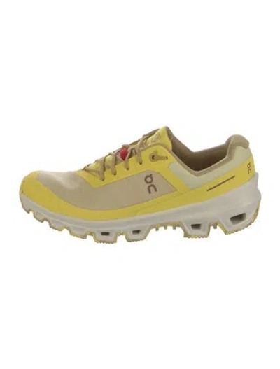 Pre-owned Loewe X On Colorblock Pattern Sneakers In Yellow