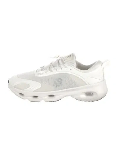 Pre-owned Loewe X On Embroidered Accent Athletic Sneakers In White