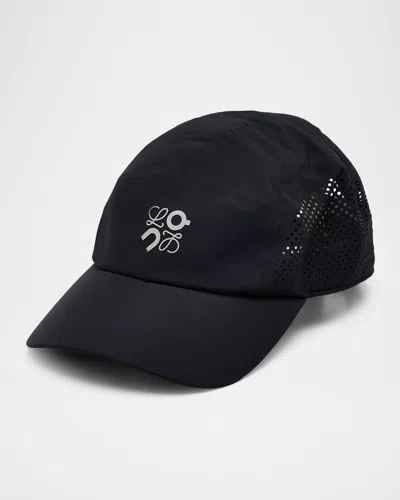 Loewe X On Logo Baseball Cap In Black
