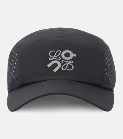 Loewe X On Logo Baseball Cap In Black