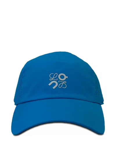 Loewe X On Logo Baseball Hat In Blue