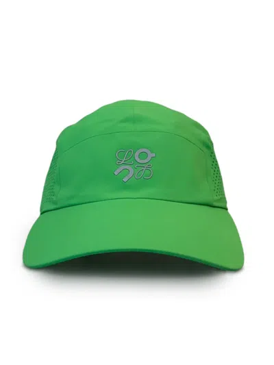 Loewe X On Logo Baseball Hat In Green