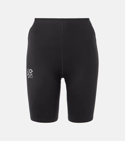 Loewe X On Logo Biker Shorts In Black