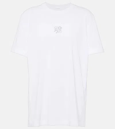 Loewe X On Logo Jersey T-shirt In White