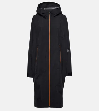 Loewe X On Logo Technical Cape In Black