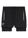 Loewe Performance Shorts In Technical Shell In Black