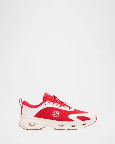 Loewe X On Men & Apos;s Cloudsolo Mesh Runner Sneakers In Red
