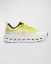 Loewe X On Men's Cloudtilt 2 Knit Low-top Sneakers In Yellow/white