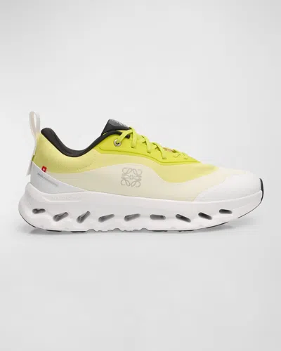 LOEWE X ON MEN'S CLOUDTILT 2 KNIT LOW-TOP SNEAKERS