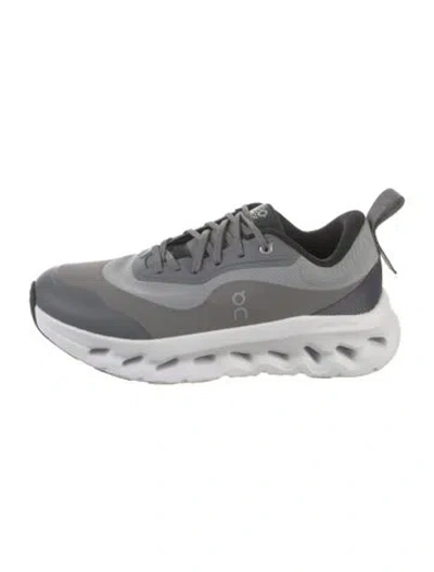 Pre-owned Loewe X On Mesh Athletic Sneakers In Silver