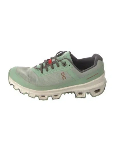 Pre-owned Loewe X On Mesh Camouflage Print Athletic Sneakers In Green