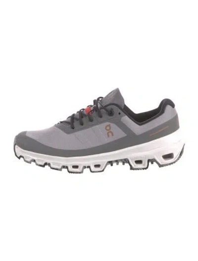 Pre-owned Loewe X On Mesh Printed Athletic Sneakers In Gray