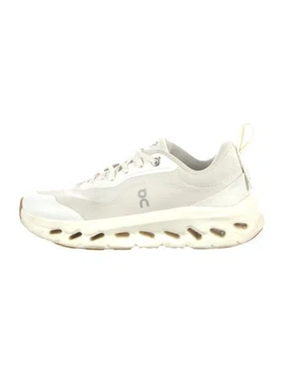 Pre-owned Loewe X On Mesh Printed Sneakers In White