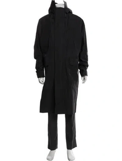 Pre-owned Loewe X On Parka In Black