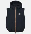 LOEWE X ON LOGO TECHNICAL PUFFER VEST