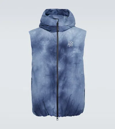 Loewe X On Puffer Vest In Blue
