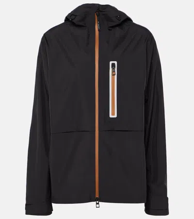 Loewe X On Raincoat In Black