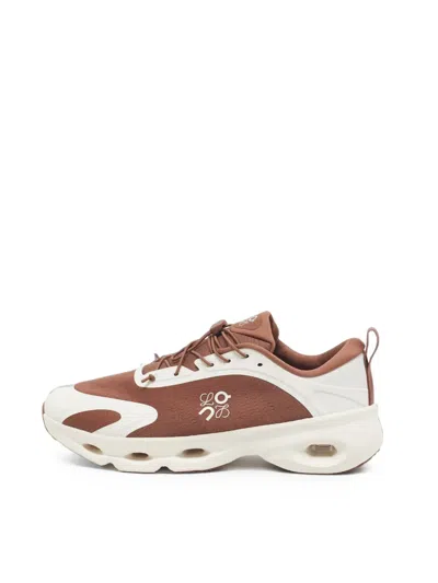 Pre-owned Loewe X On Running Cloudsolo Lace-up Sneakers In Brown