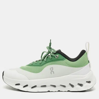 Pre-owned Loewe X On Running Cloudtilt 2 Size 40 Green/white Mesh Low Top Sneakers