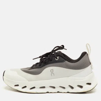 Pre-owned Loewe X On Running Cloudtilt 2 Size 41 Black/grey Fabric Lace Up Sneakers