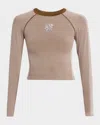 Loewe X On Seamless Long-sleeve Top In White
