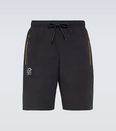 Loewe X On Technical Shorts In Black