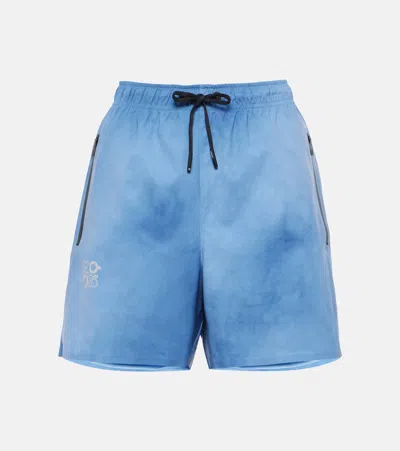 Loewe X On Technical Shorts In Blue