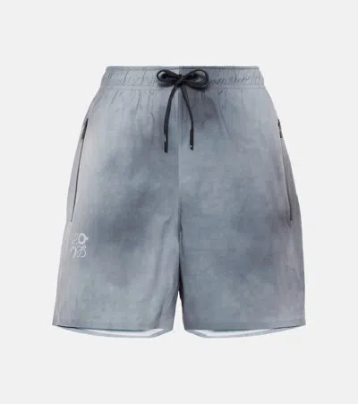 Loewe X On Technical Shorts In Grey