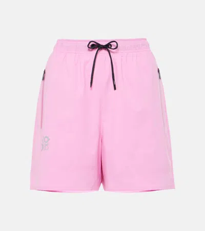 Loewe X On Technical Shorts In Pink