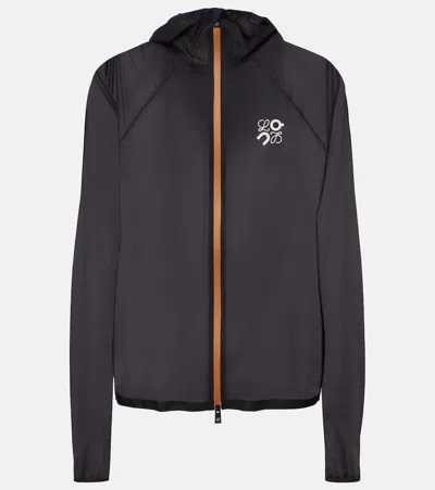 Loewe X On Ultra Logo Technical Jacket In Black